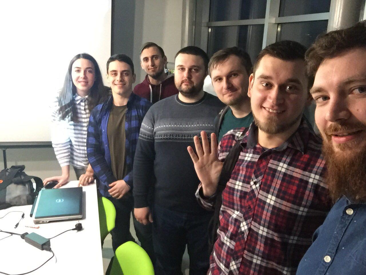 Селфі з ментором курсуReact Native